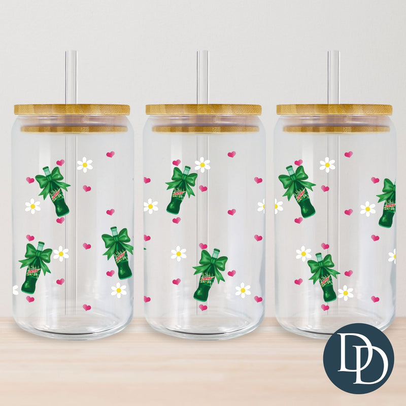 Dew Cola Bows *UV DTF Cup Wrap*