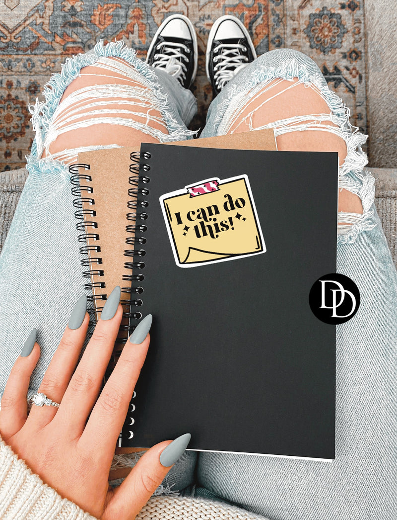 I Can Do This UV DTF Decal