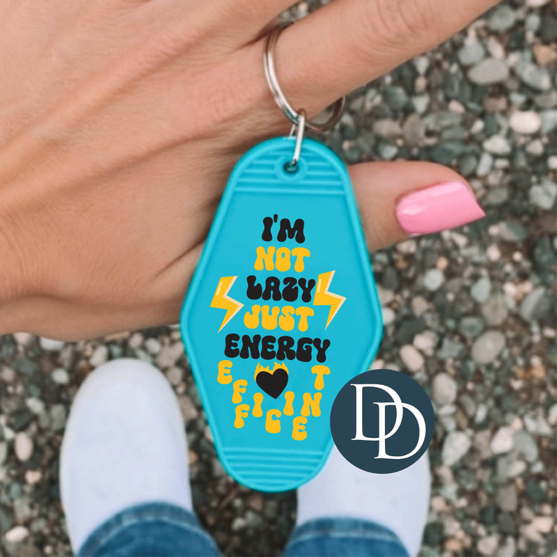 Energy Efficient *Motel Keychain UV DTF Decal*