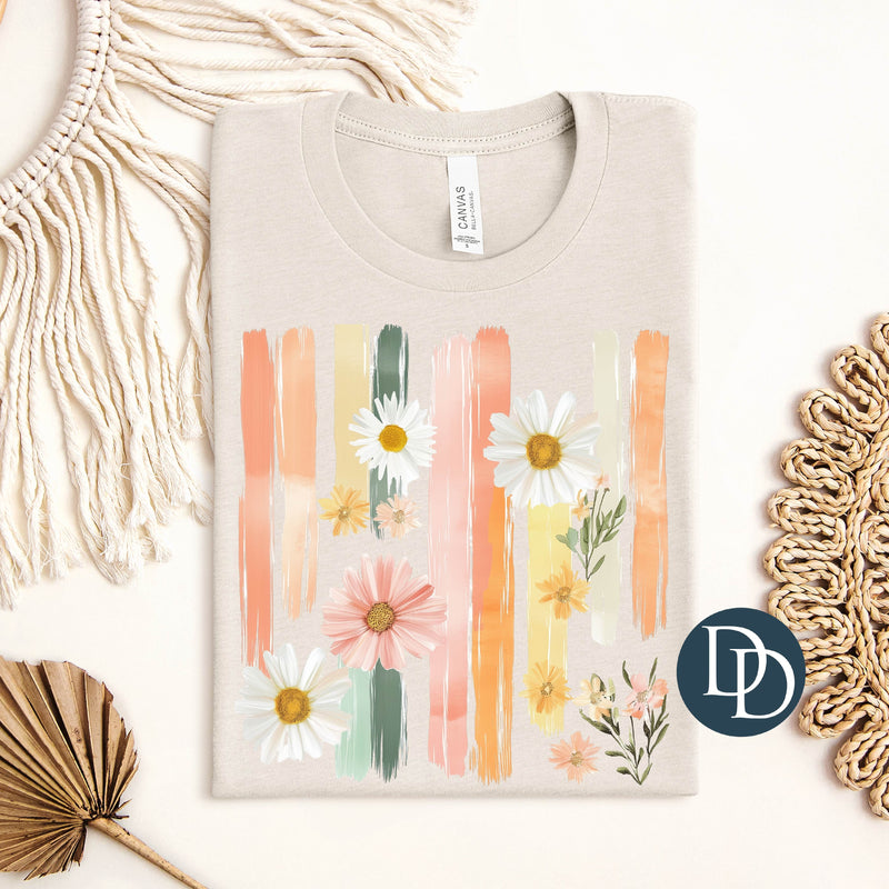 Flower Brush Stroke Spring *DTF Transfer*