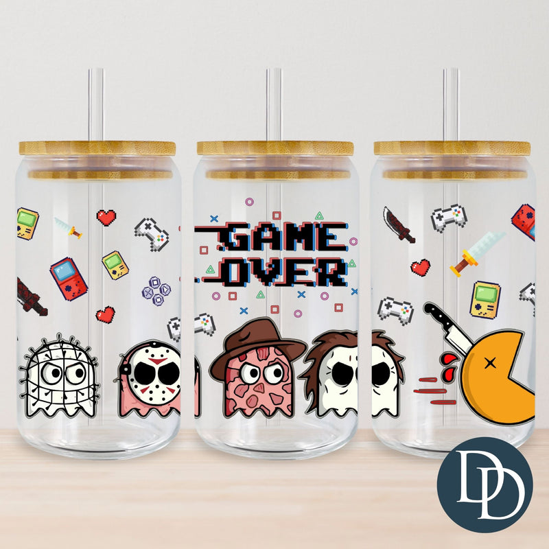 Game Over Horror Friends *UV DTF Cup Wrap*