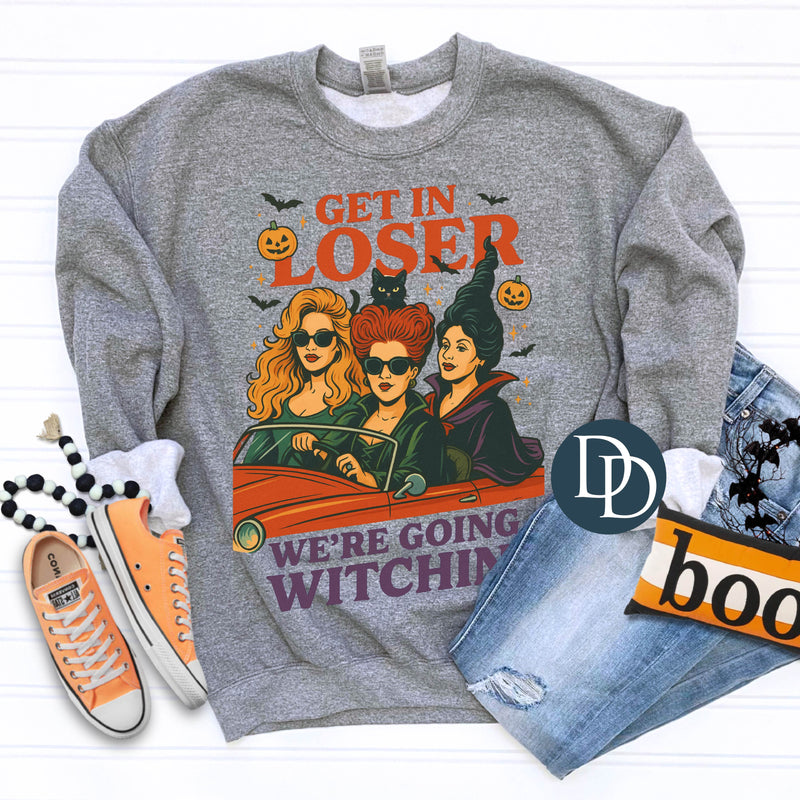 OVERSIZED Get In Loser We're Going Witchin' *DTF Transfer*