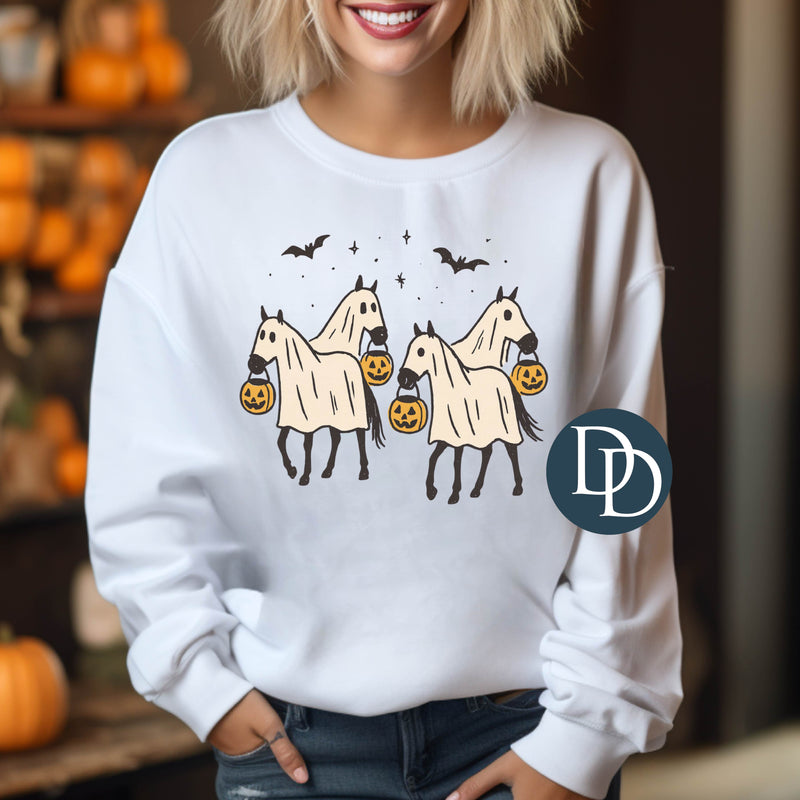 Ghost Costume Horses *DTF Transfer*