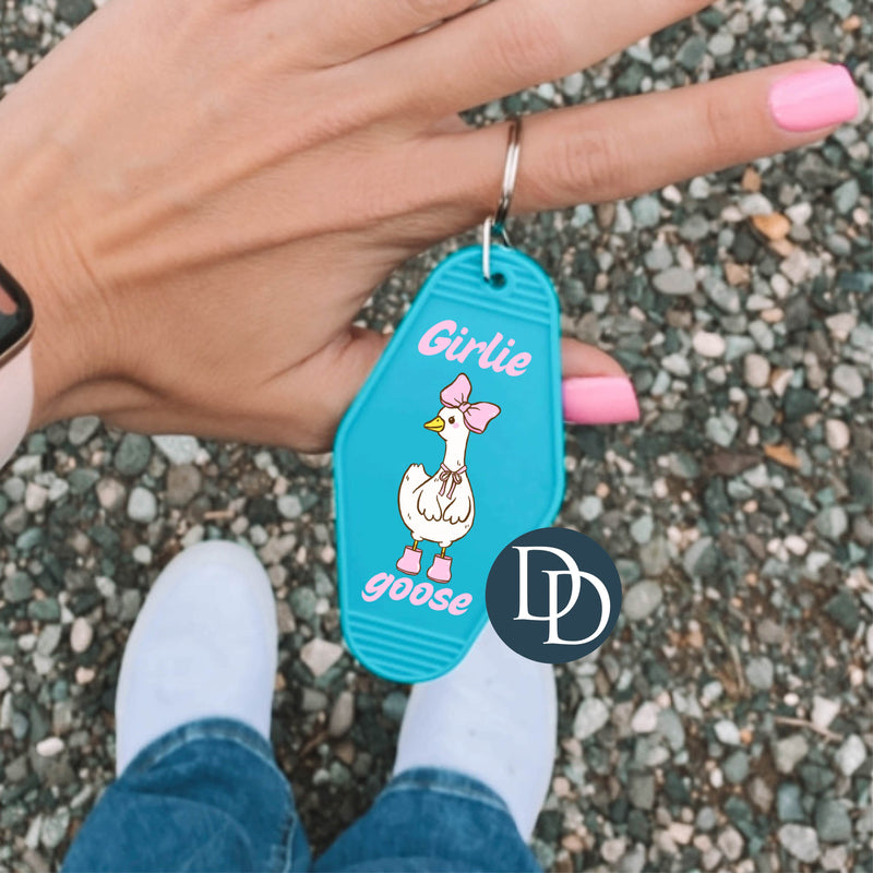 Girlie Goose *Motel Keychain UV DTF Decal*