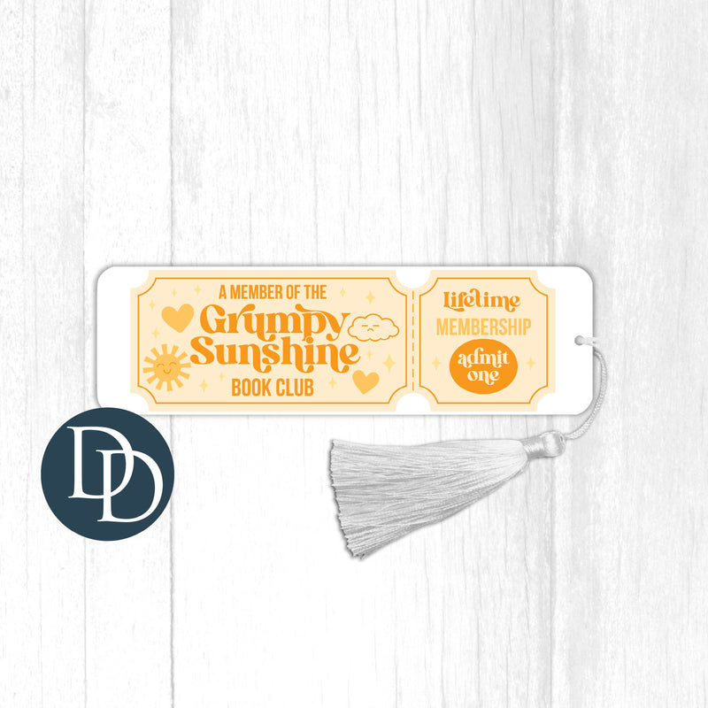 Grumpy Sunshine Lifetime Member *UV DTF Bookmark Decal*