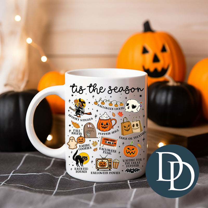 Halloween Tis The Season (Set of 2) *UV DTF Mug Decals*