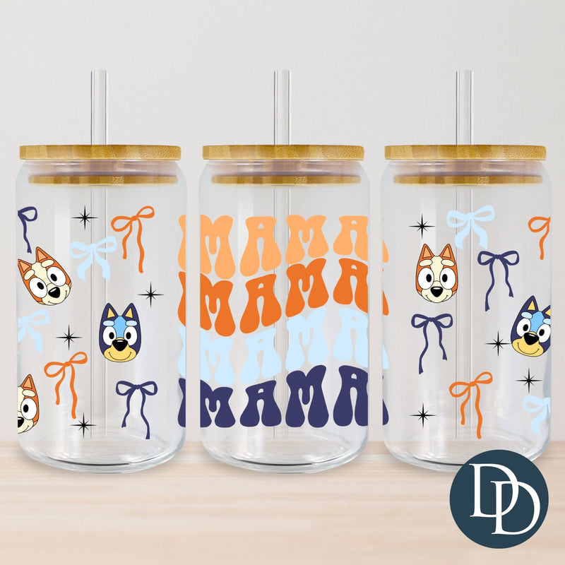 Heeler Mama Bows *UV DTF Cup Wrap*