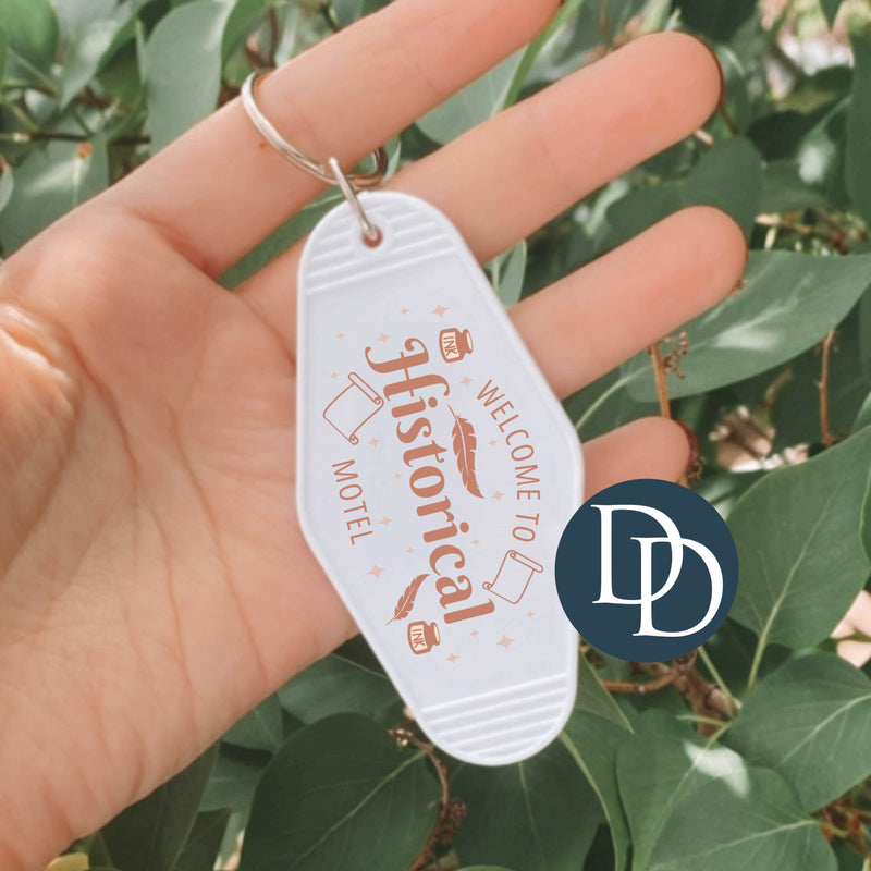 Historical Motel *Motel Keychain UV DTF Decal*