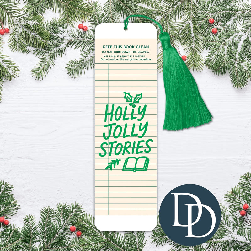 Holly Jolly Stories *UV DTF Bookmark Decal*