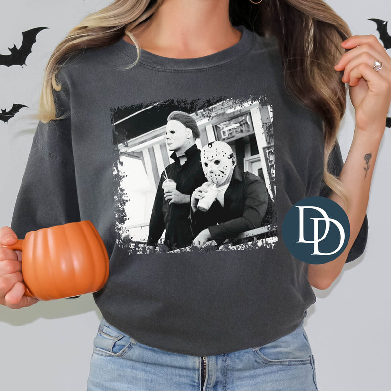 Horror Besties Coffee Date *DTF Transfer*