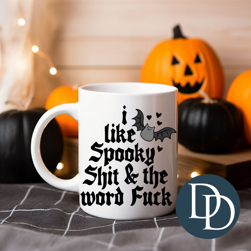 I Like Spooky Sht (Set of 2) *UV DTF Mug Decals*