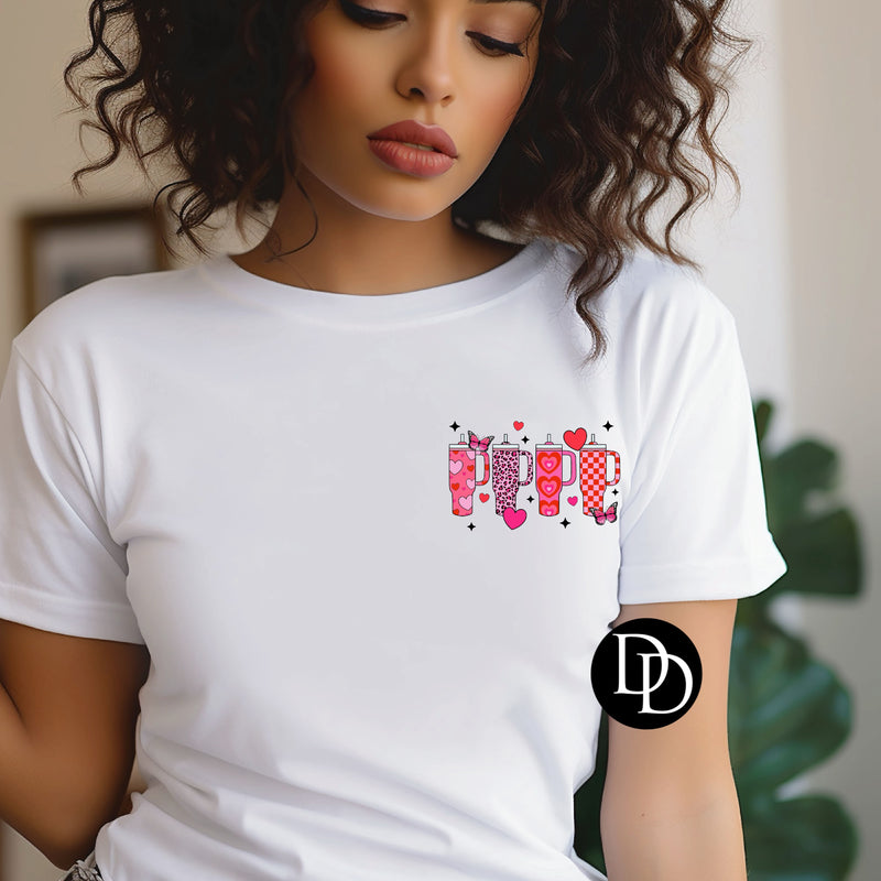 40oz Valentine Tumblers *Sublimation Print Transfer*