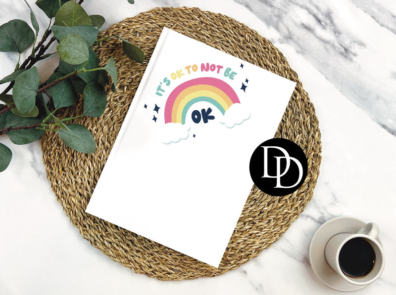 It's Ok To Not Be Ok Rainbow UV DTF Decal
