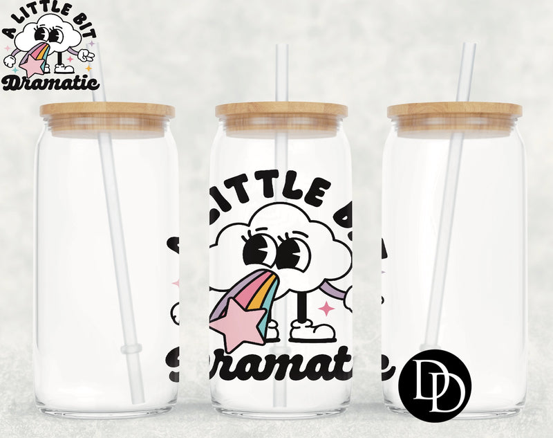 A Little Bit Dramatic Cloud Decal UV DTF Decal