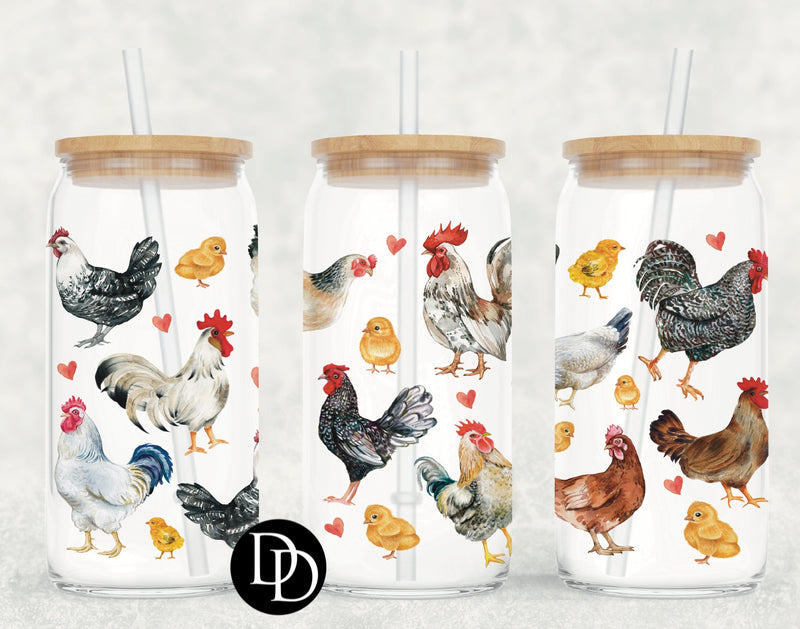 All The Chicks UV DTF Cup Wrap