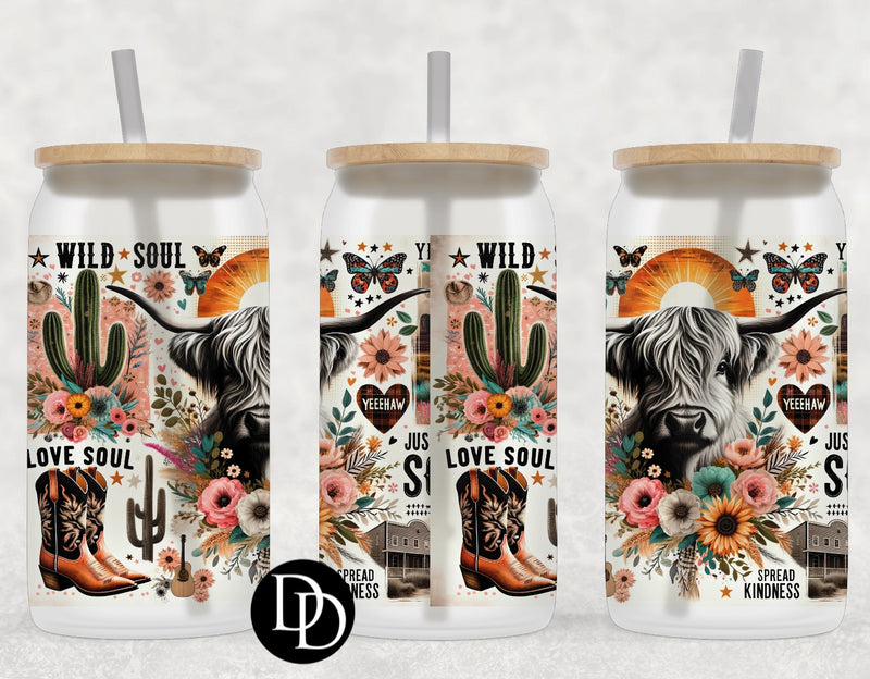 Wild Soul Love Soul *Sublimation Print Transfer*