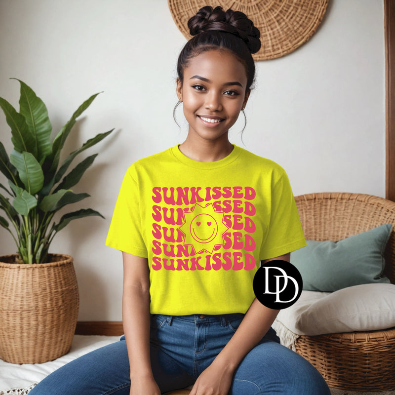 Sunkissed Stacked Sunshine (Watermelon Ink) - NOT RESTOCKING - *Screen Print Transfer*