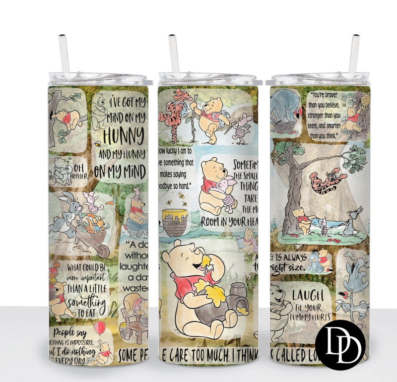 Words Of Wisdom Woodland Bear *Sublimation Print Transfer*