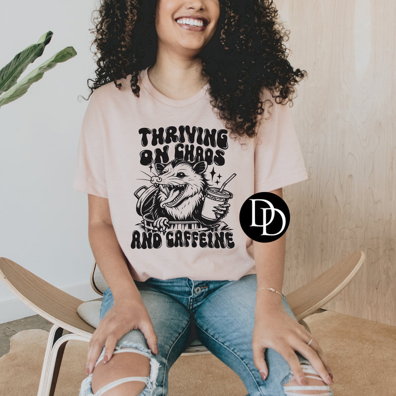 Thriving On Chaos (Black Ink) *Screen Print Transfer*