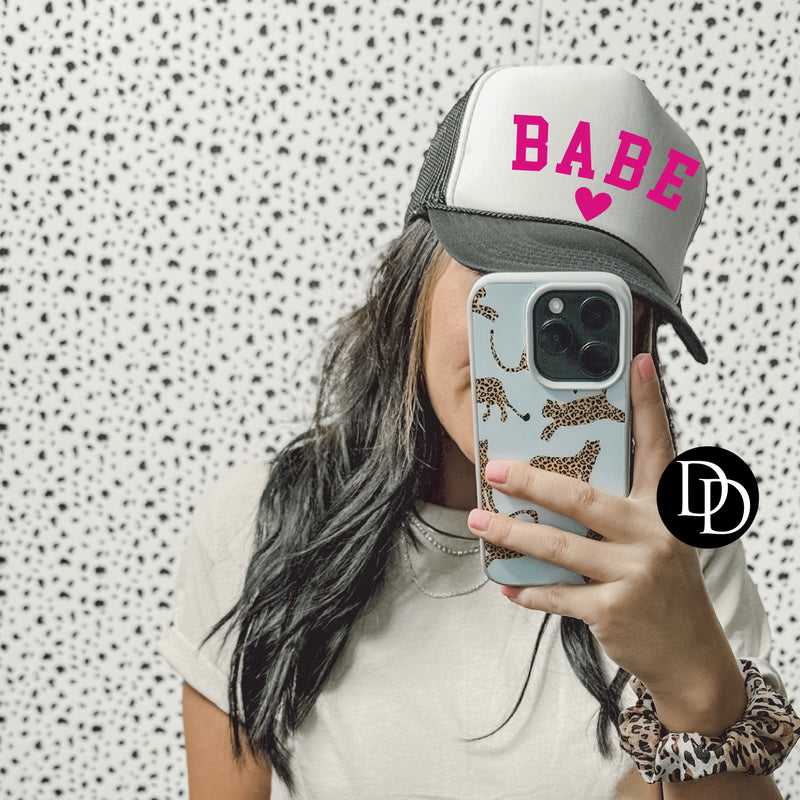 Babe Heart Hot Pink *DTF Transfer*