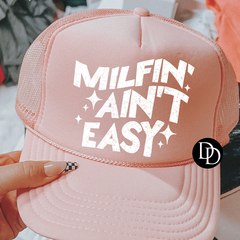 Milfin White *DTF Transfer*