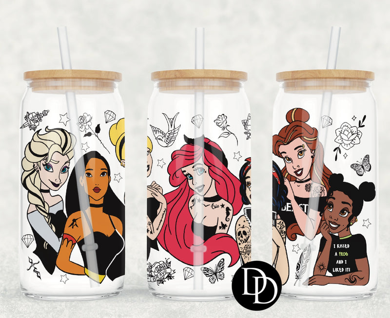 Tattooed Emo Princesses UV DTF Cup Wrap