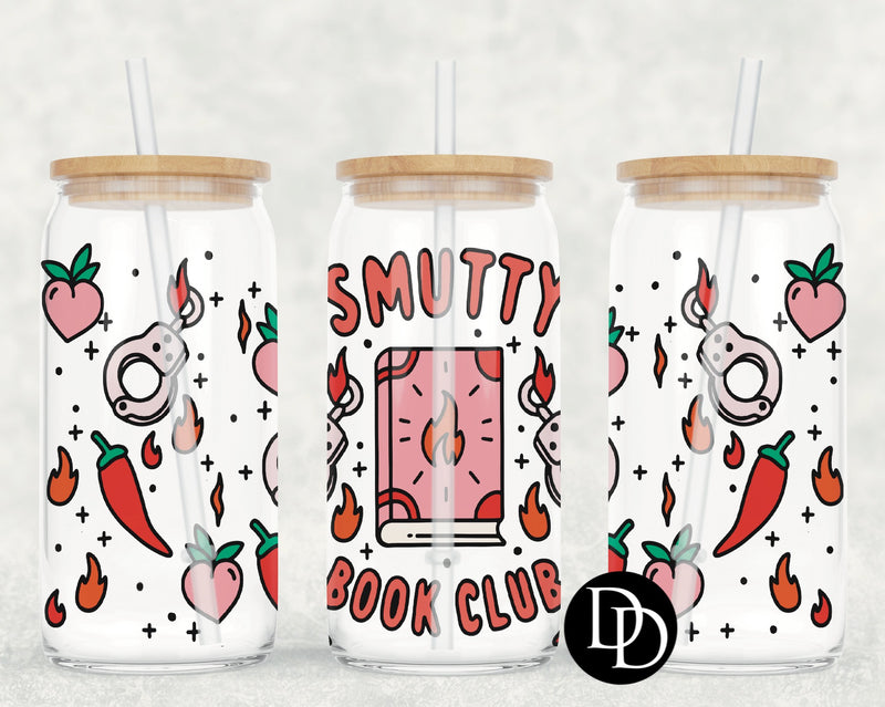 Smutty Book Club UV DTF Cup Wrap