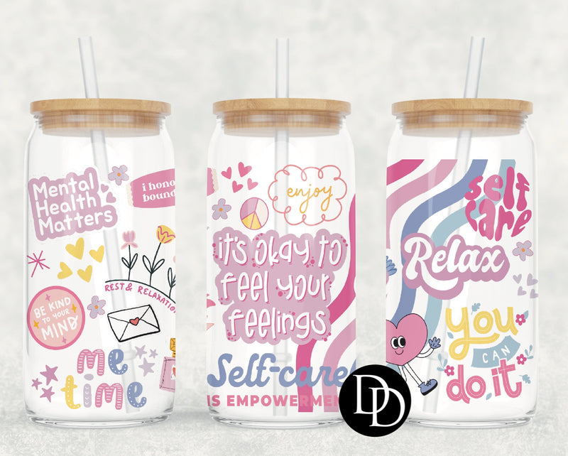 Feel Your Feelings UV DTF Cup Wrap