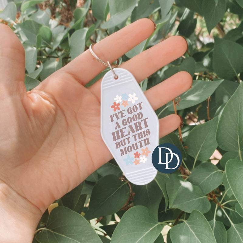 I've Got A Good Heart *Motel Keychain UV DTF Decal*