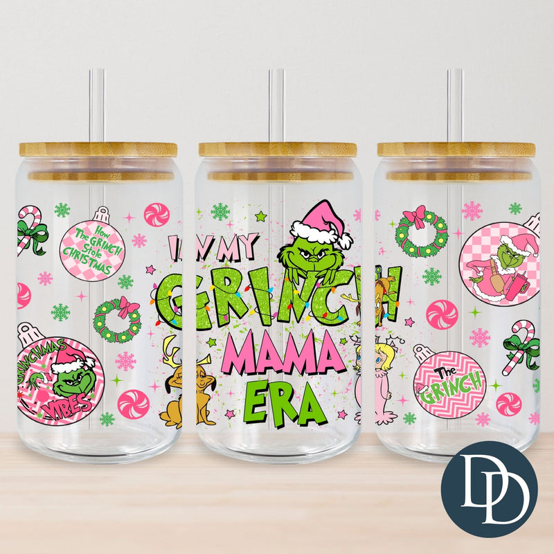 In My Green Mama Era Pink *UV DTF Cup Wrap*