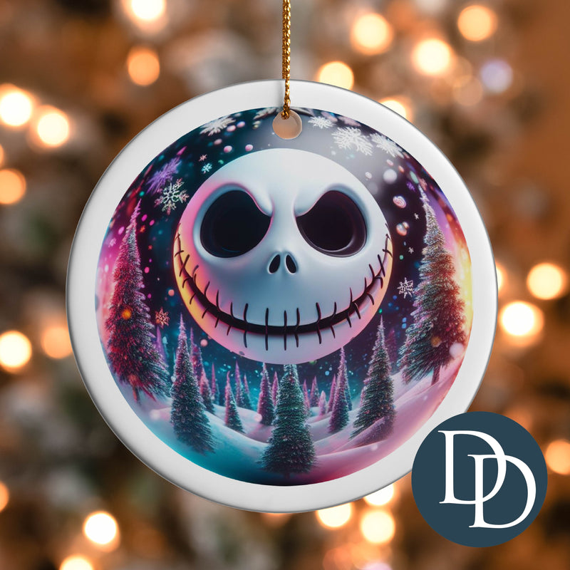 Jack Head And Trees *UV DTF Ornament Decal*
