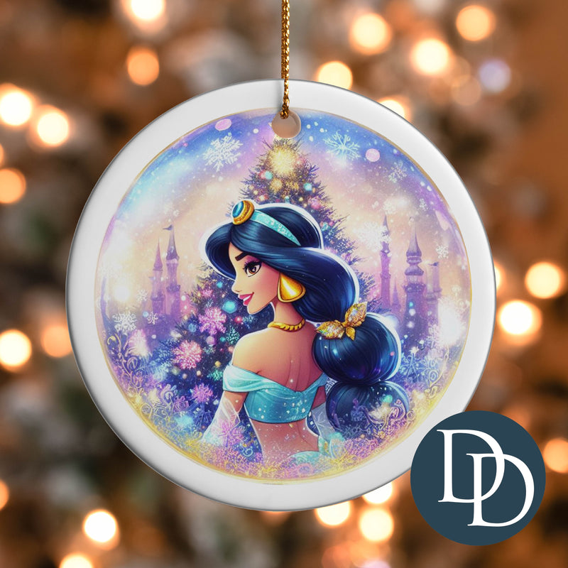 Jasmine Christmas Tree *UV DTF Ornament Decal*