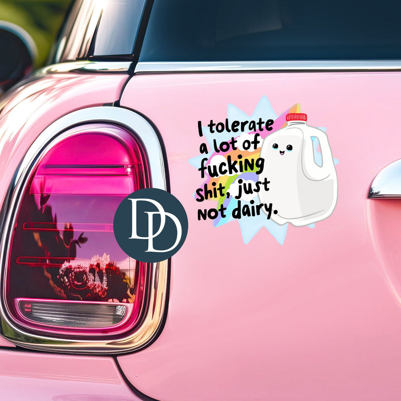 Just Not Dairy *UV DTF Decal*