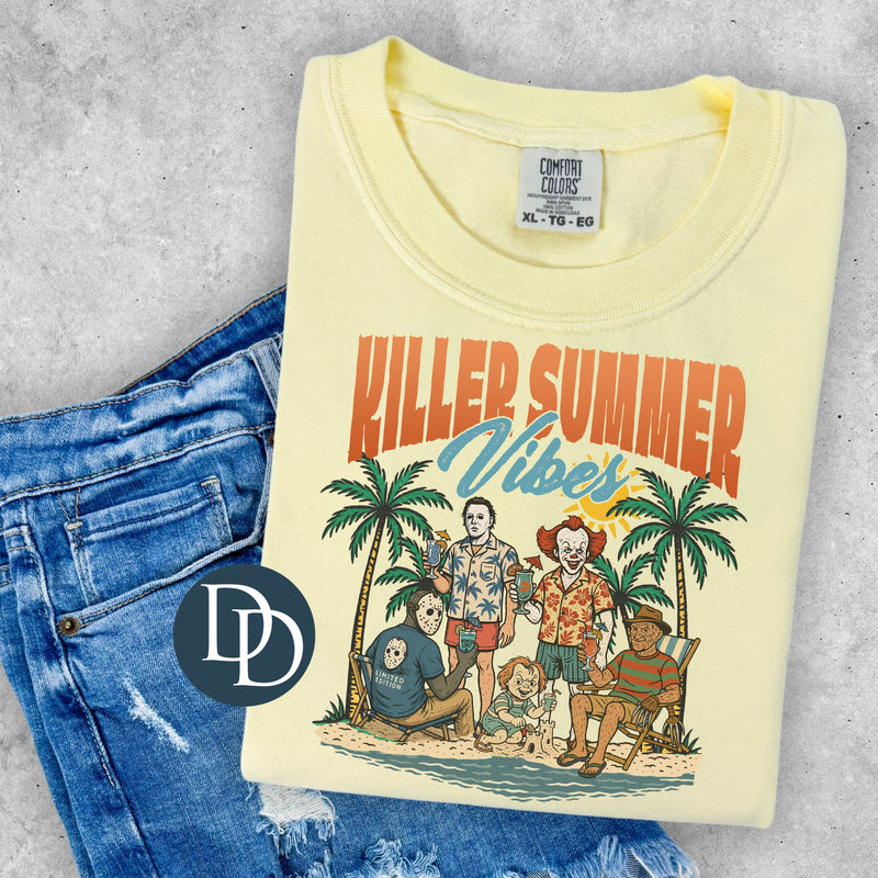 Killer Summer Vibes Halloween Friends *DTF Transfer*
