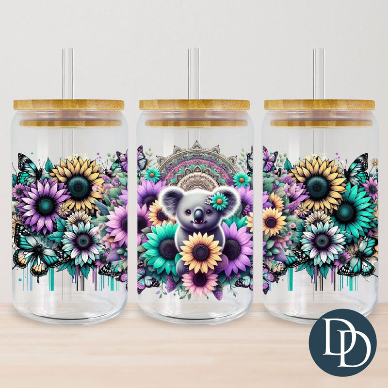 Koala Bold Watercolors *UV DTF Cup Wrap*