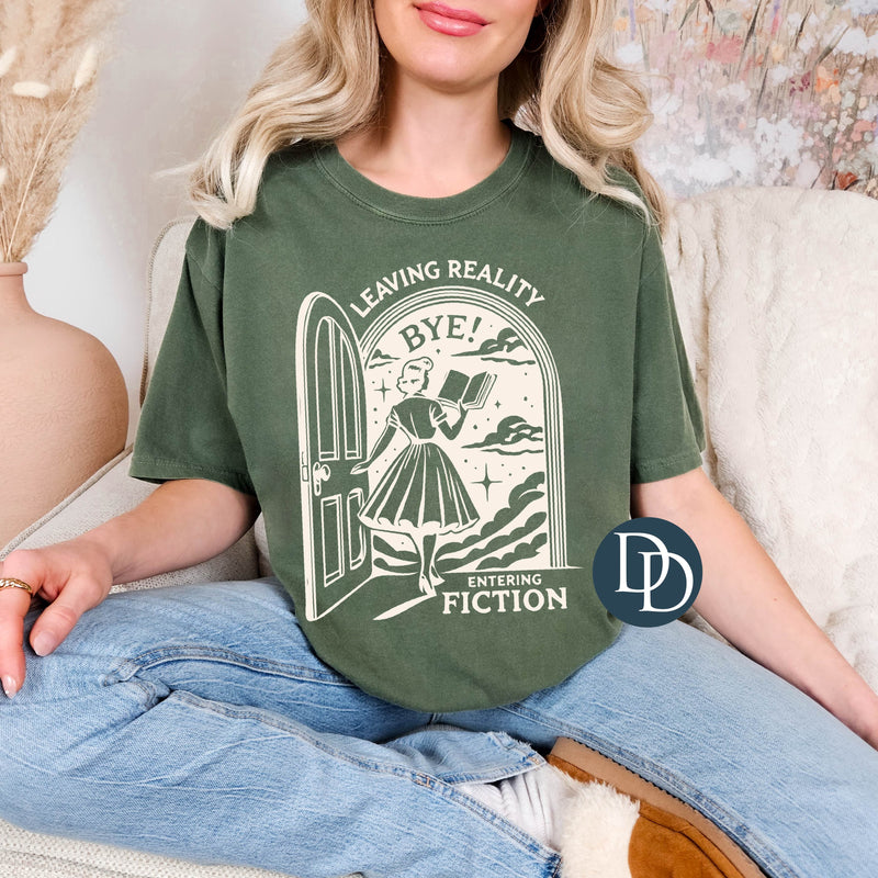 OVERSIZED Leaving Reality Entering Fiction *DTF Transfer*