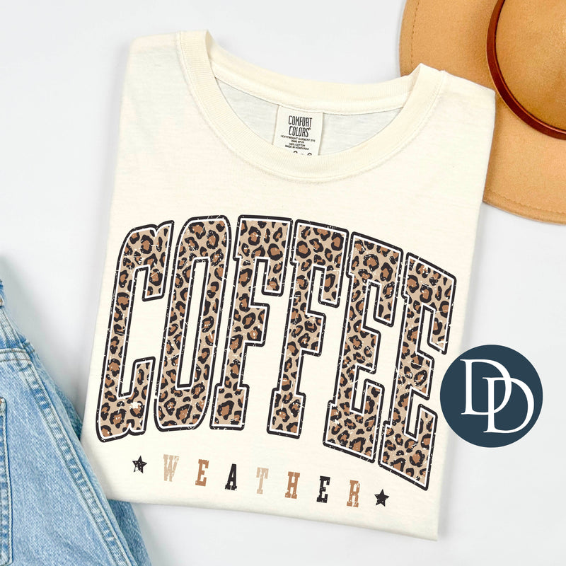 Leopard Coffee Weather *DTF Transfer*