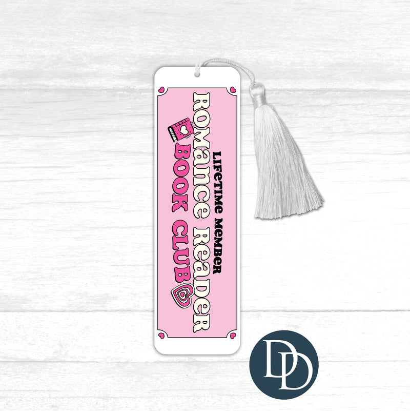 Lifetime Member Romance Reader *UV DTF Bookmark Decal*