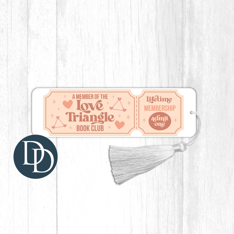 Love Triangle Lifetime Member *UV DTF Bookmark Decal*