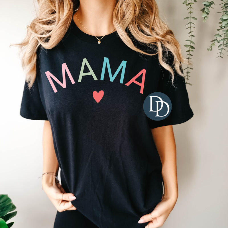 MAMA Minimalist Heart *DTF Transfer*