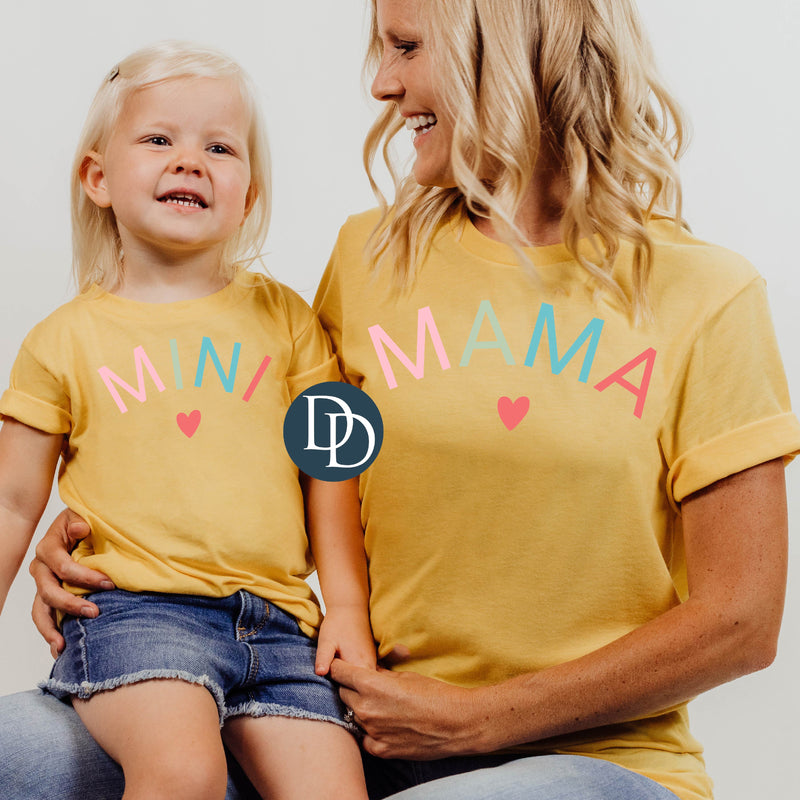 MAMA Minimalist Heart *DTF Transfer*