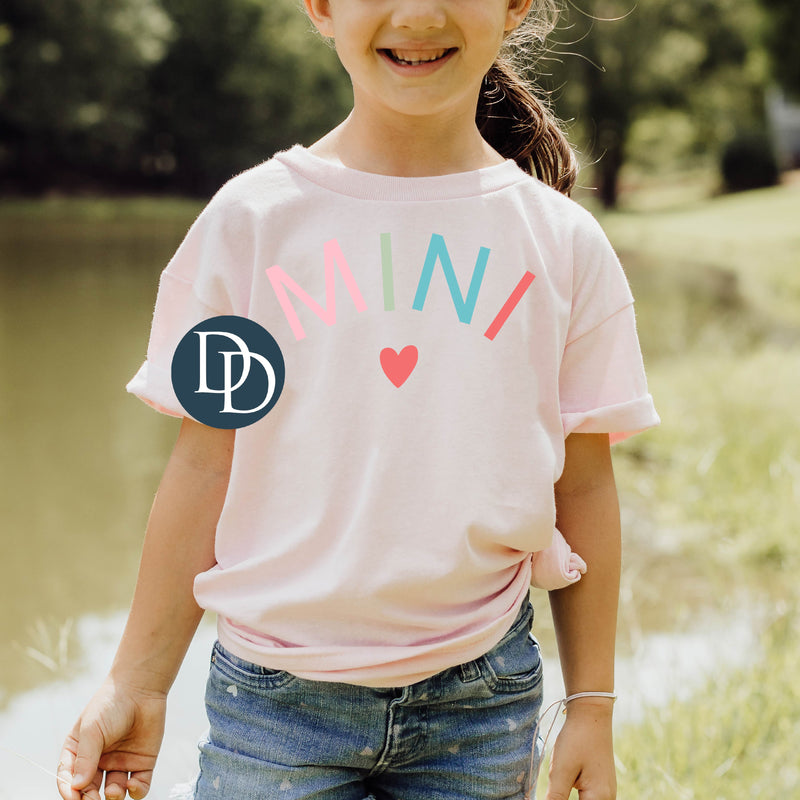 MINI Minimalist Heart *DTF Transfer*