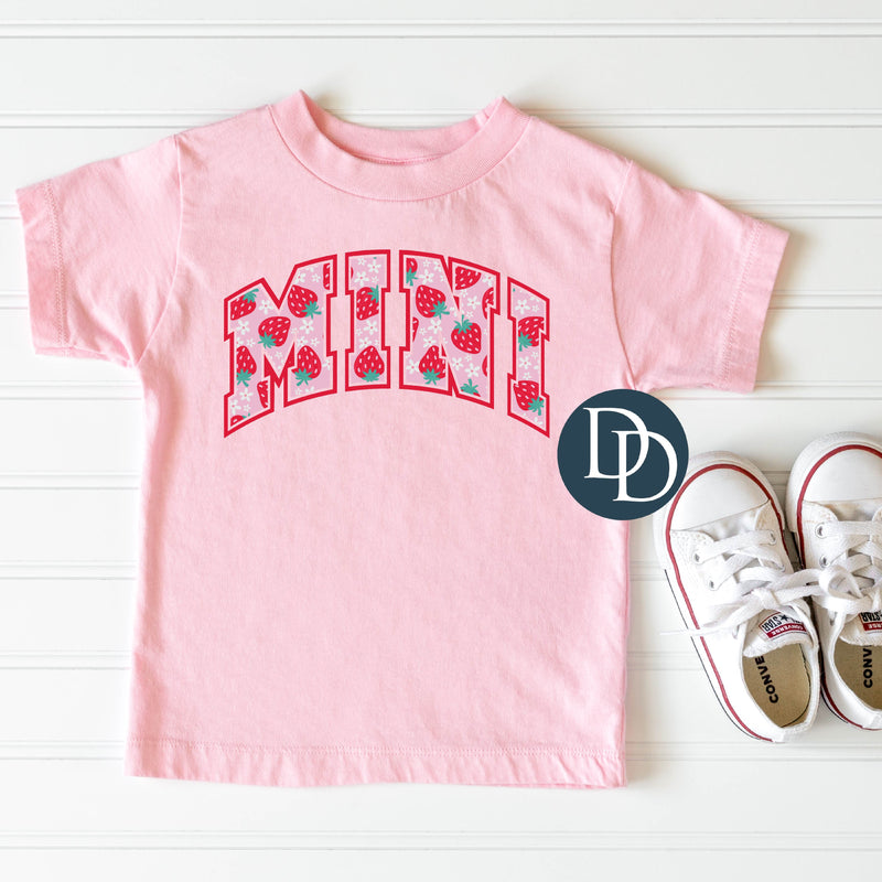 MINI Strawberry Pink Knock Out *DTF Transfer*