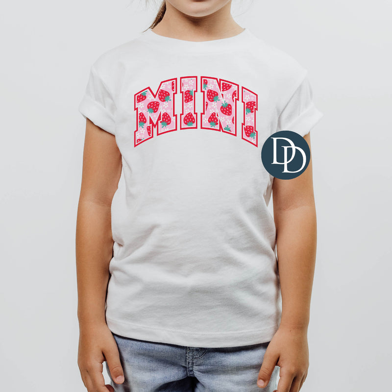 MINI Strawberry Pink Knock Out *DTF Transfer*