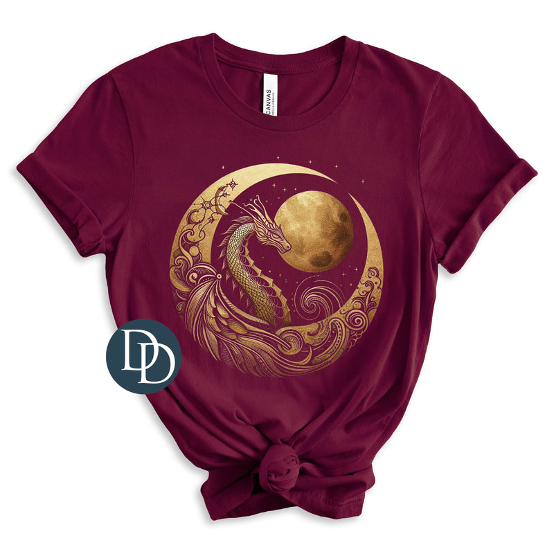 Magical Mystic Dragon Moon *DTF Transfer*