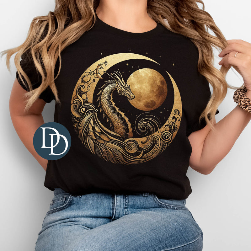 Magical Mystic Dragon Moon *DTF Transfer*