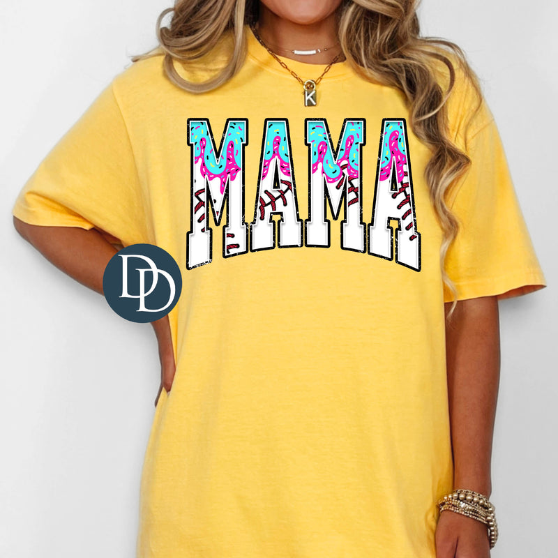 Mama Baseball Drip *DTF Transfer*