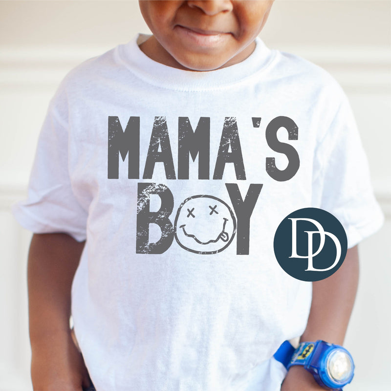 Mama's Boy Distressed Smile *DTF Transfer*