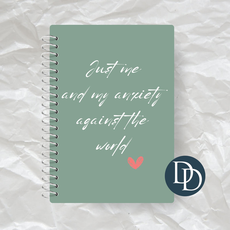 Me and My Anxiety Against the World *Journal UV DTF Decal*