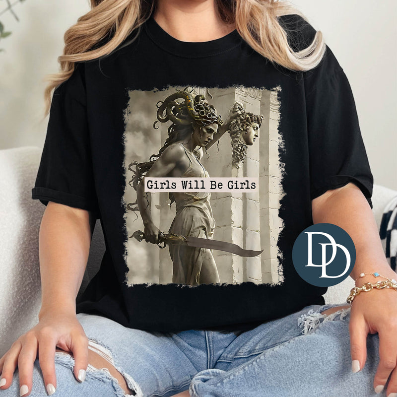 OVERSIZED Medusa Girls Will Be Girls *DTF Transfer*